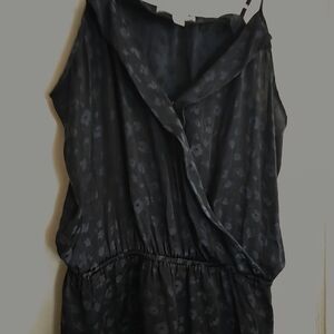 Chelsea28 Dark Blue With Flowers Top